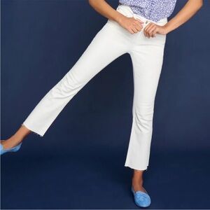 J. Crew Mid Rise Flare Crop Ankle Jeans